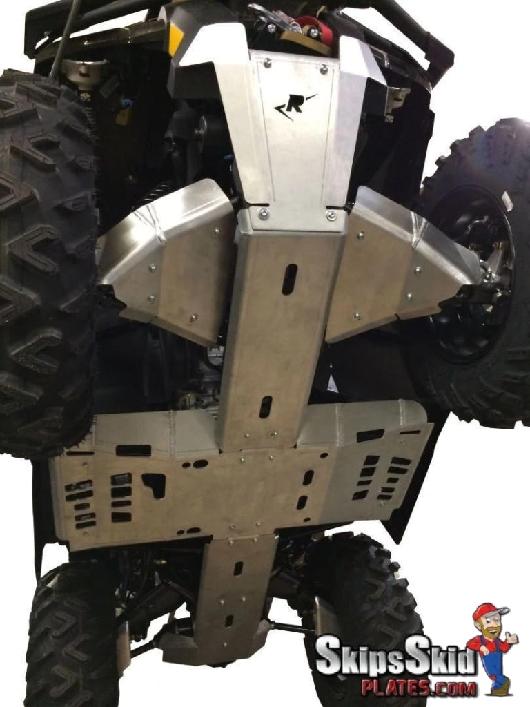 Can-Am Outlander 650 MAX/DPS Ricochet 8-Piece Complete Aluminum Skid Plate Set ATV Skid Plates