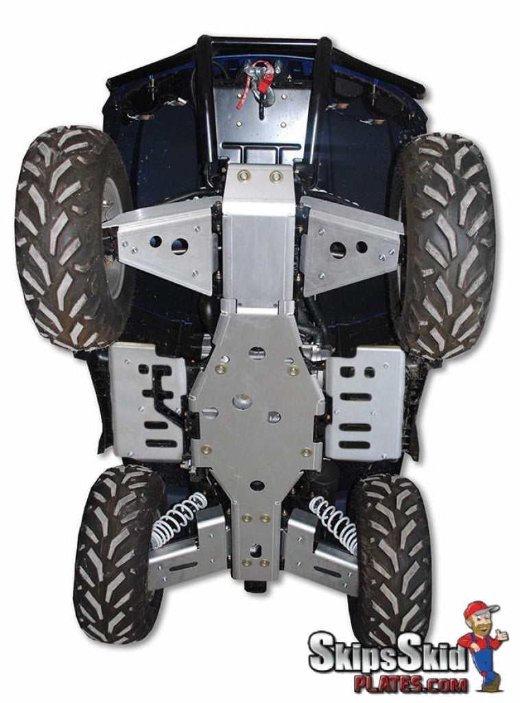 Arctic Cat TRV 450 Ricochet 8-Piece Complete Aluminum Skid Plate Set ATV Skid Plates