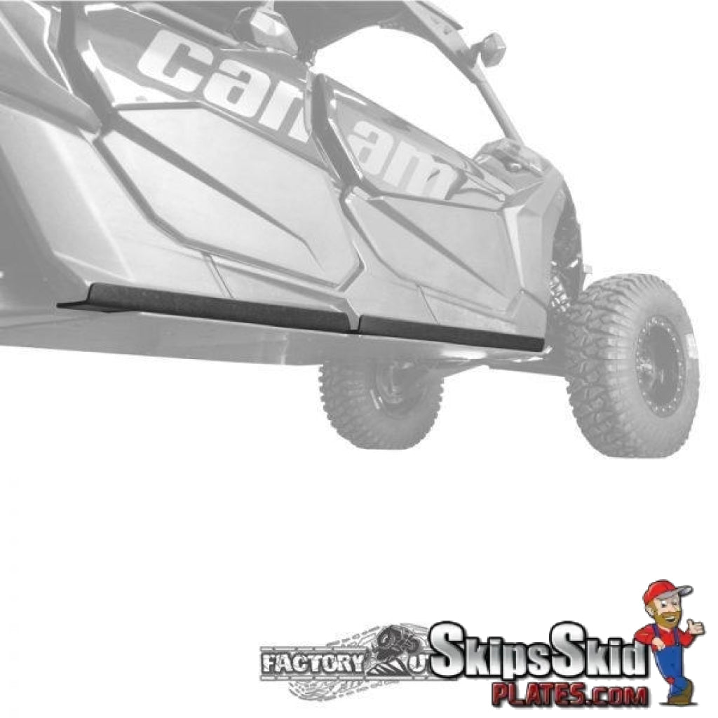 Can-Am Maverick X-3 Max Half Inch UHMW Rock Sliders UTV Skid Plates