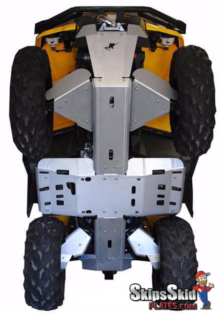 Can-Am Outlander 1000 Max Ricochet 8-Piece Complete Aluminum Skid Plate Set ATV Skid Plates