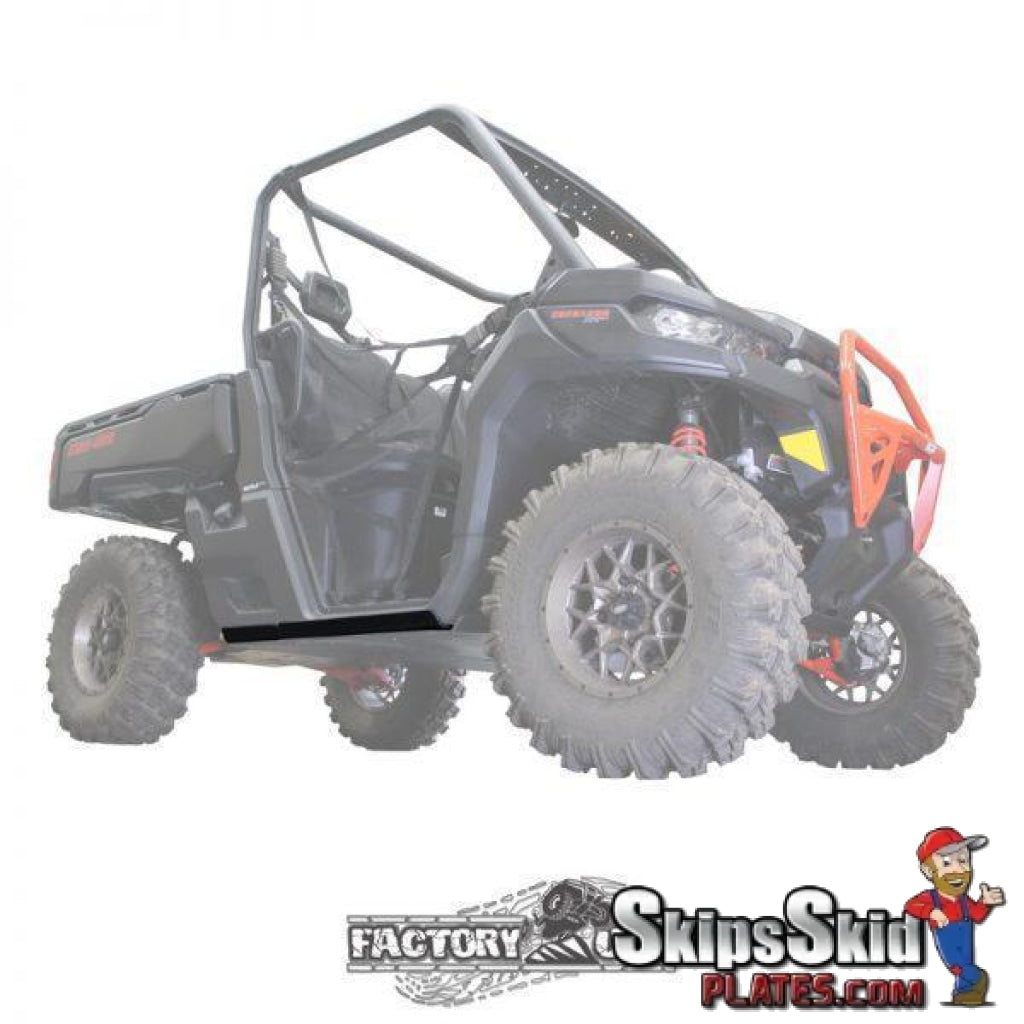 Factory UTV Can-Am Defender Half Inch UHMW Rock Sliders UTV Skid Plates