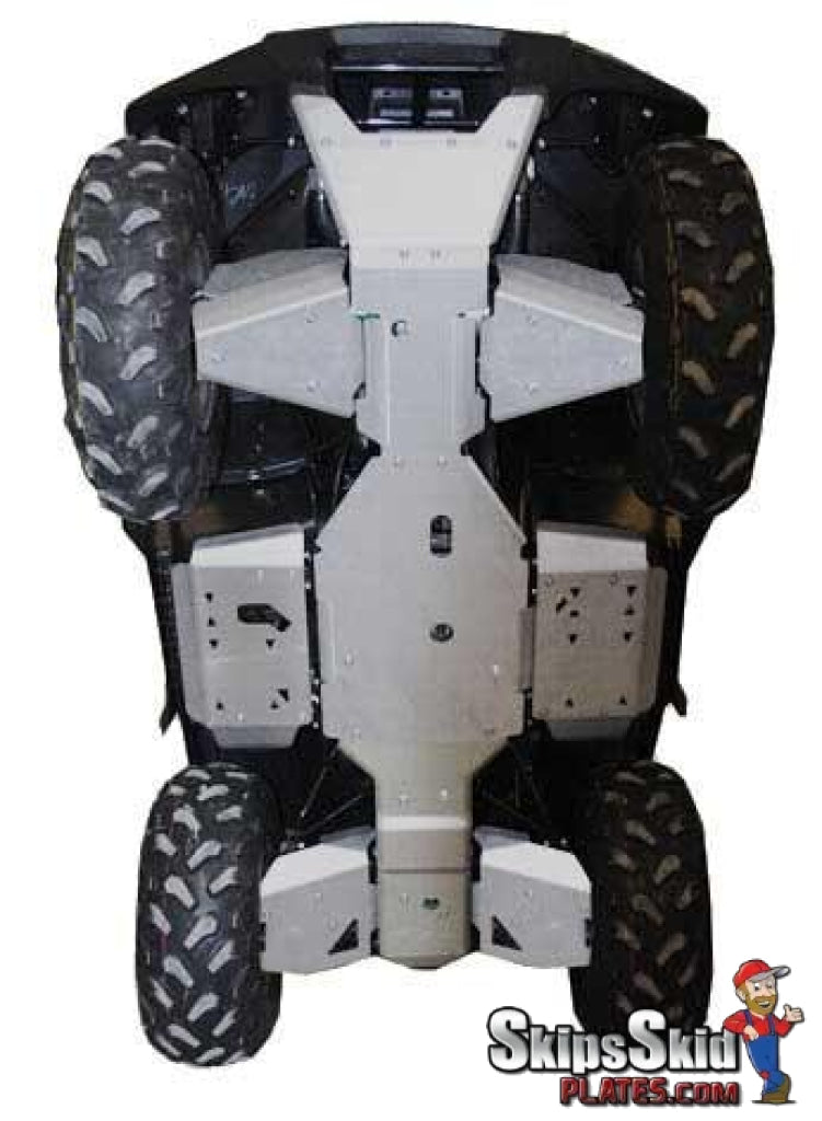 Kawasaki Brute Force 650 (I.R.S) Ricochet 9-Piece Complete Aluminum Skid Plate Set ATV Skid Plates