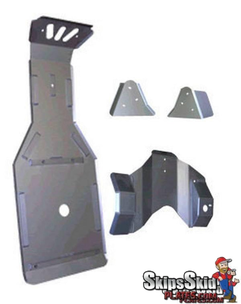 Kawasaki Prairie 400 Ricochet 4-Piece Complete Aluminum Skid Plate Set ATV Skid Plates