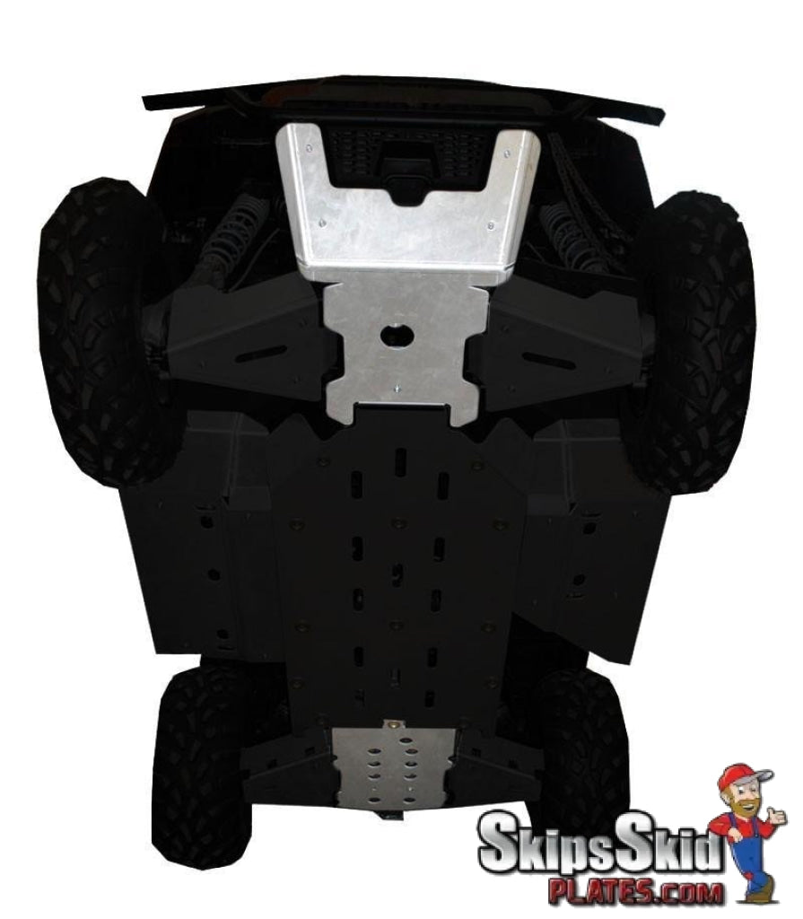 Polaris Ranger 800 Mid-Size Ricochet 2-Piece Diff Guard & Front Bash Plate Set UTV Skid Plates