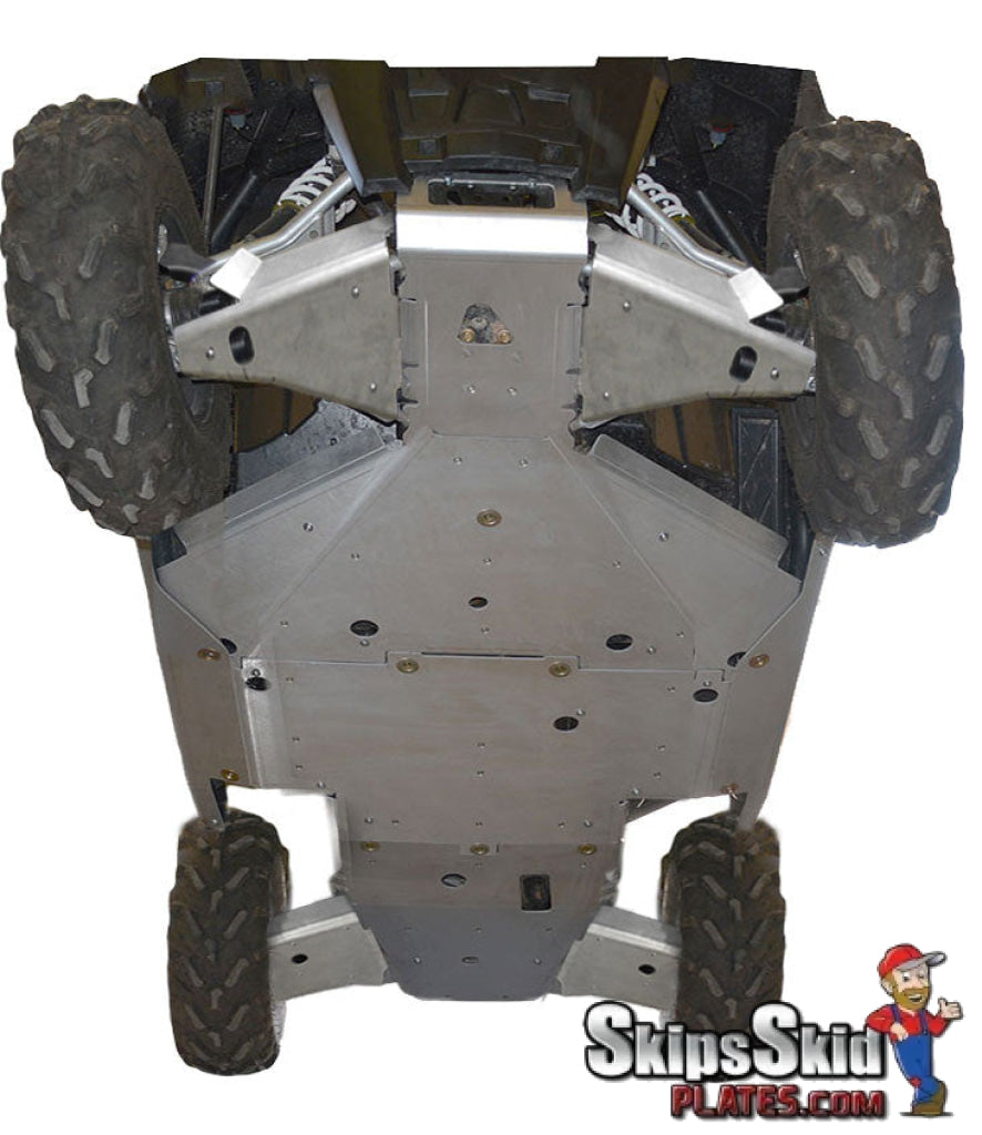Polaris RZR Trail S Premium and Ultimate Ricochet 10-Piece Complete Aluminum Skid Plate Set UTV Skid Plates