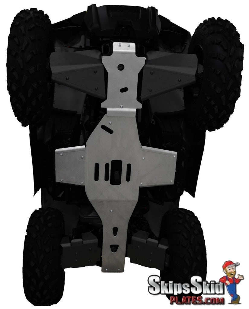 Polaris Sportsman 450 & 450 H.O Ricochet 2-Piece Full Frame Skid Plate Set ATV Skid Plates
