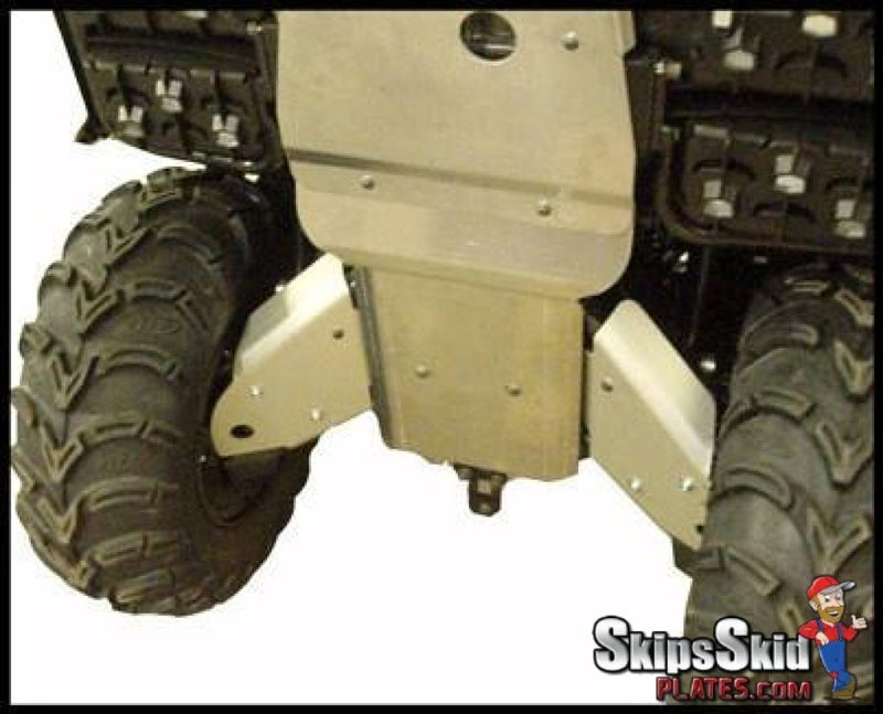 Yamaha Big Bear Straight Axle Model Ricochet 5-Piece Complete Aluminum Skid Plate Set ATV Skid Plates