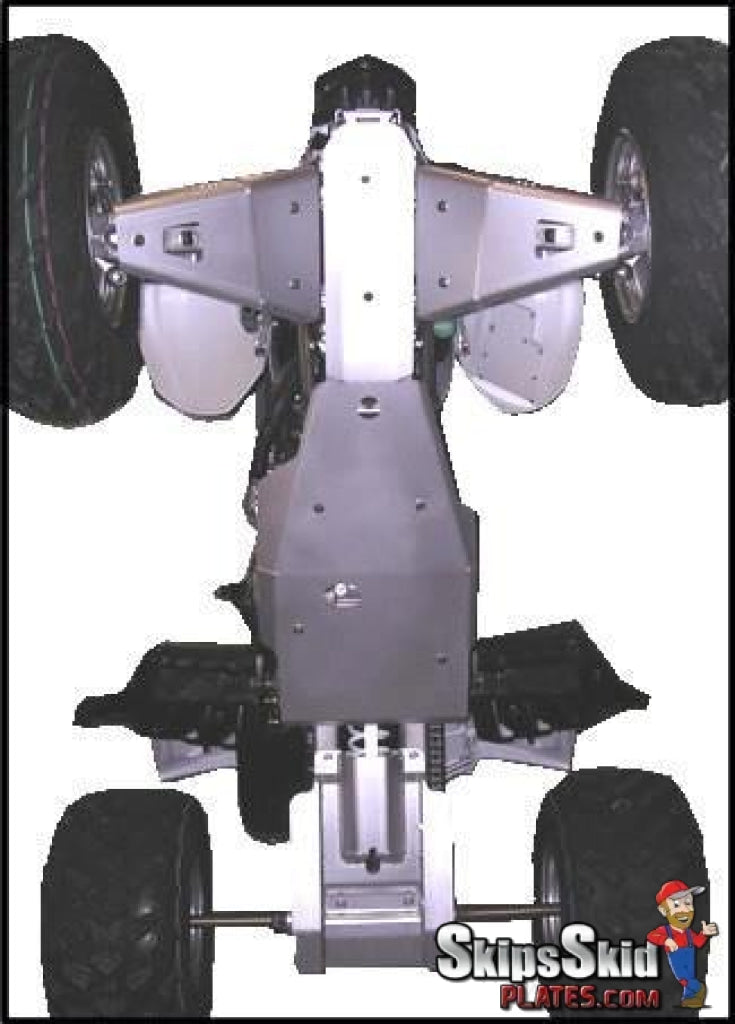Yamaha Raptor 700 Ricochet 4-Piece Complete Ricochet Aluminum Skid Plate Set ATV Skid Plates