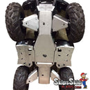 2018-2020 Yamaha Kodiak 450 Ricochet 8-Piece Complete Aluminum Skid Plate Set ATV Skid Plates