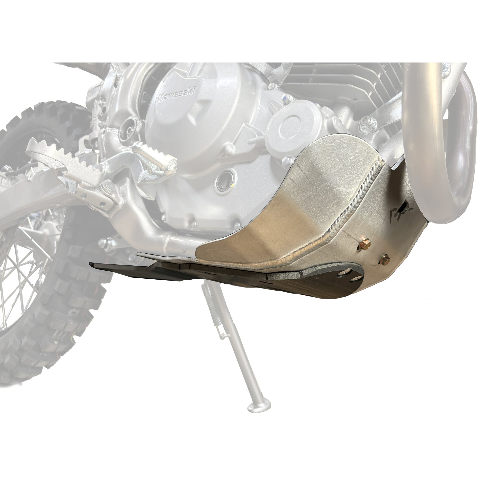 Kawasaki KLX230/KLX230R Ricochet Aluminum Skid Plate