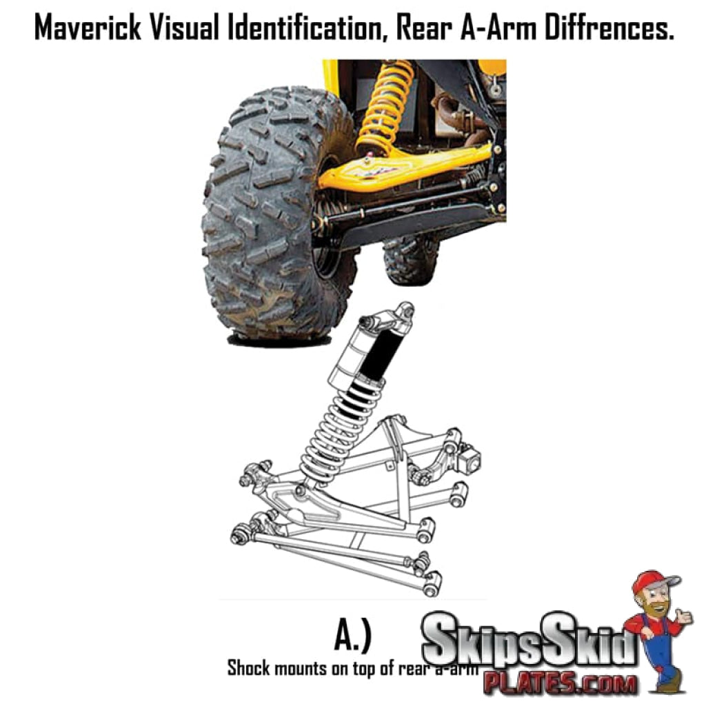 Can-Am Maverick UHMW A-Arm Guards UTV Skid Plates