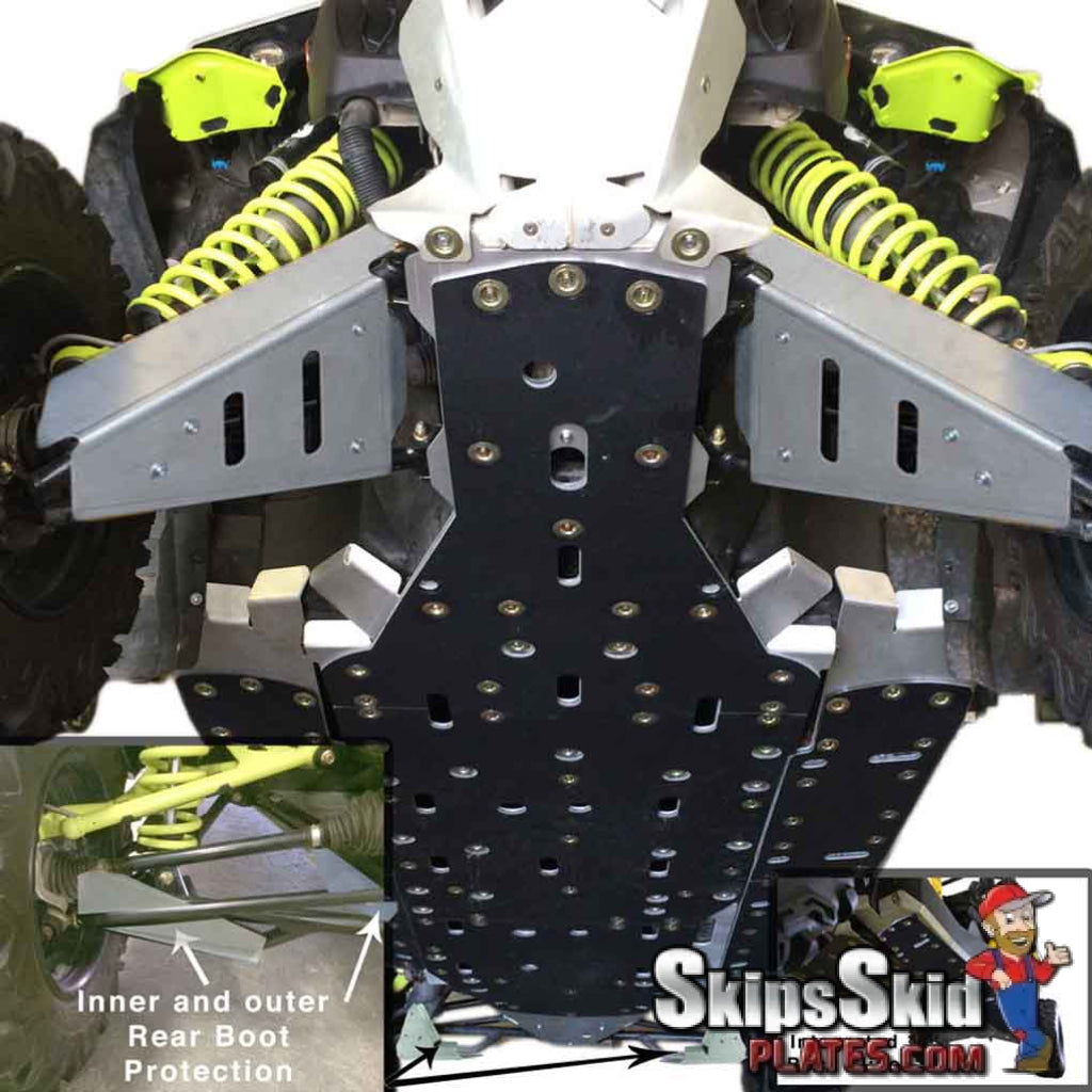 Can-Am Maverick X-MR Ricochet Complete Skid Plate Set UTV Skid Plates