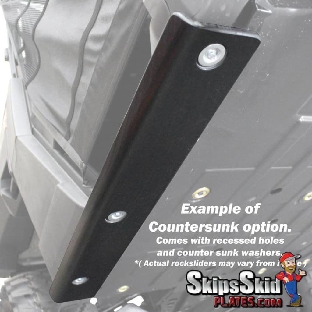 Factory UTV Yamaha Wolverine X2-X4 UHMW Rock Sliders UTV Skid Plates