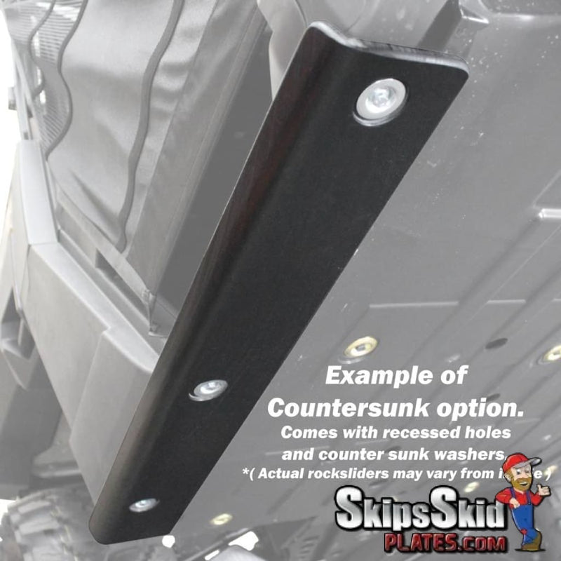 Factory UTV Yamaha Wolverine X2-X4 UHMW Rock Sliders UTV Skid Plates