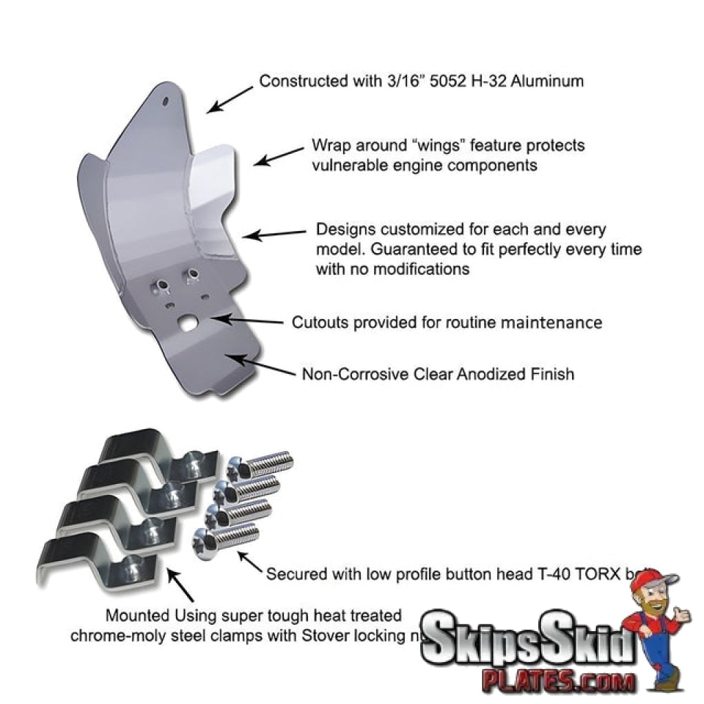 Honda CRF450X Ricochet Skid Plate