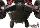 Honda Talon 1000X Ricochet 10-Piece Complete Skid Plate Set in Aluminum or 1/2 UHMW UTV Skid Plates