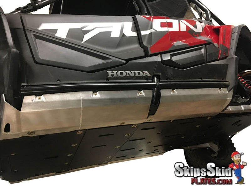 Honda Talon X-4 Ricochet 12-Piece Complete Skid Plate Set in Aluminum or 1/2 UHMW UTV Skid Plates