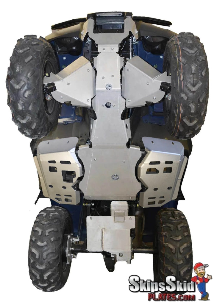 Honda TRX520 FourTrax Foreman (Solid Axle) Ricochet 5-Piece Complete Aluminum Skid Plate Set ATV Skid Plates