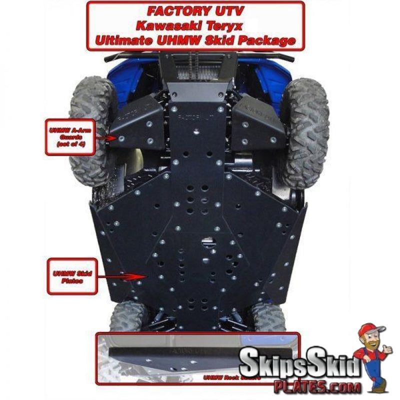 Teryx-Teryx-4 Ultimate 3/8 UHMW Armor Kit UTV Skid Plates