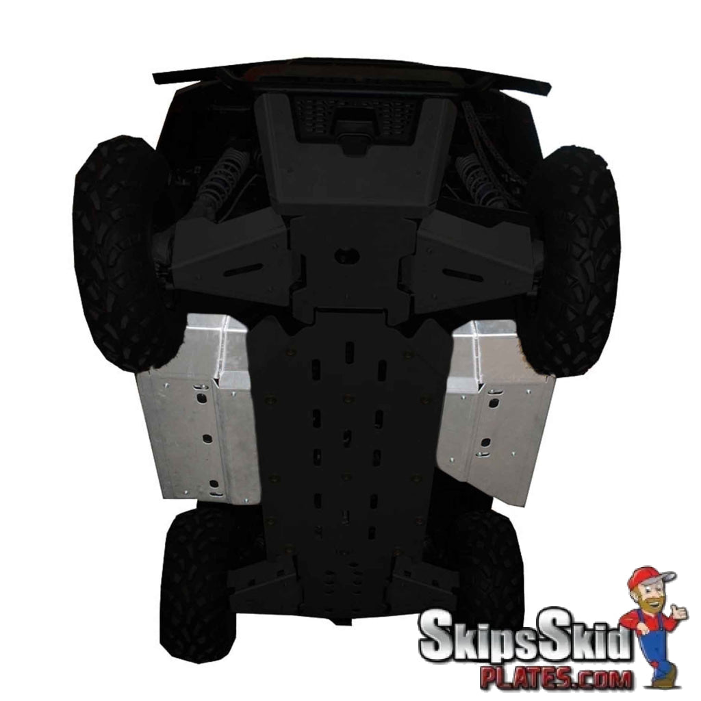 Polaris Ranger 570 (Mid-Size) Ricochet Rock Slider Skid Plate Set UTV Skid Plates