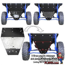 Factory UTV RZR Pro XP Ultimate Half Inch UHMW Kit UTV Skid Plates