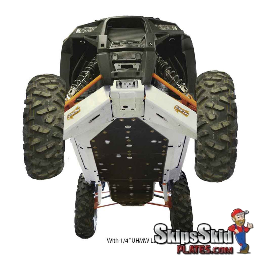 Polaris RZR XP-4 1000 Ricochet Full Frame Skid Plate Set UTV Skid Plates