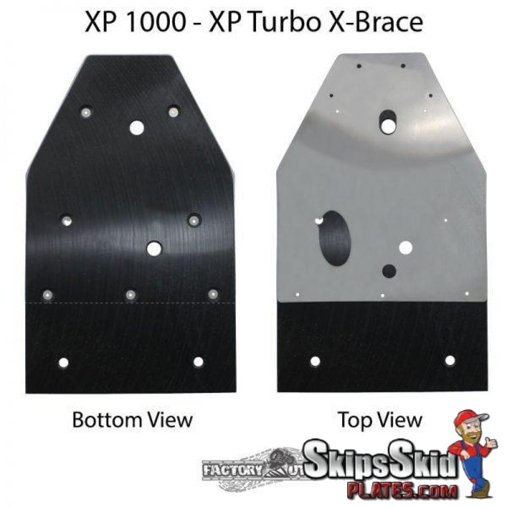 RZR XP4 1000 1/2 UHMW Skid Plate UTV Skid Plates