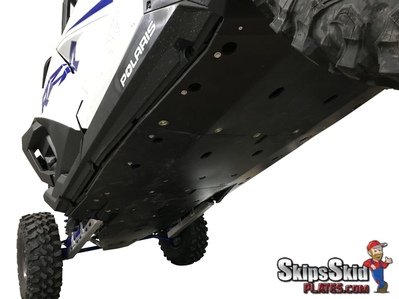 Polaris RZR XP Pro 4 Ricochet 7-Piece Aluminum or 9-Piece UHMW Frame and Rock Slider Skid Plate Set UTV Skid Plates