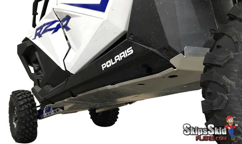 Polaris RZR XP Pro 4 Ricochet 7-Piece Aluminum or 9-Piece UHMW Frame and Rock Slider Skid Plate Set UTV Skid Plates