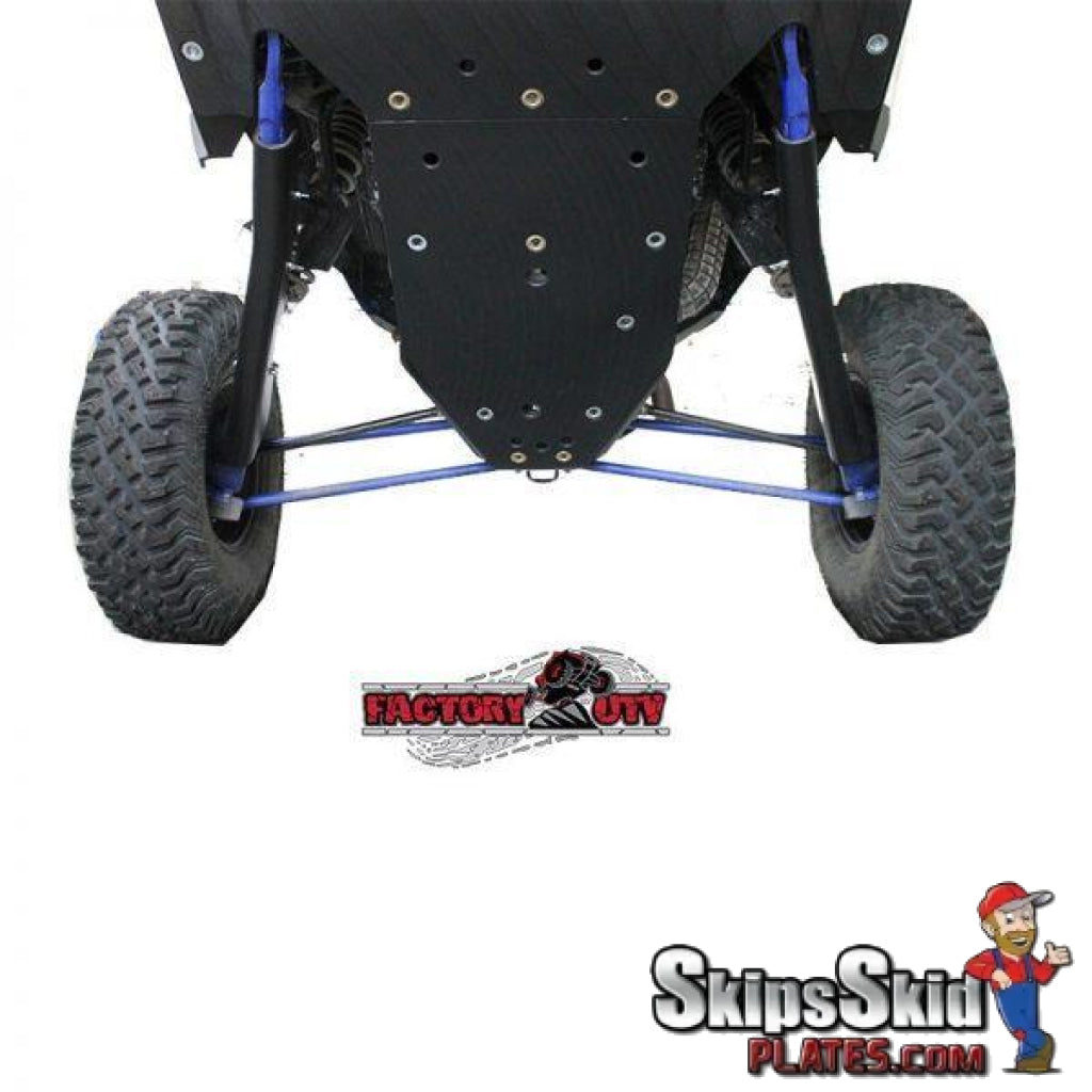 Factory UTV Polaris RZR XP Turbo-S Ultimate Three Eighths UHMW Kit UTV Skid Plates