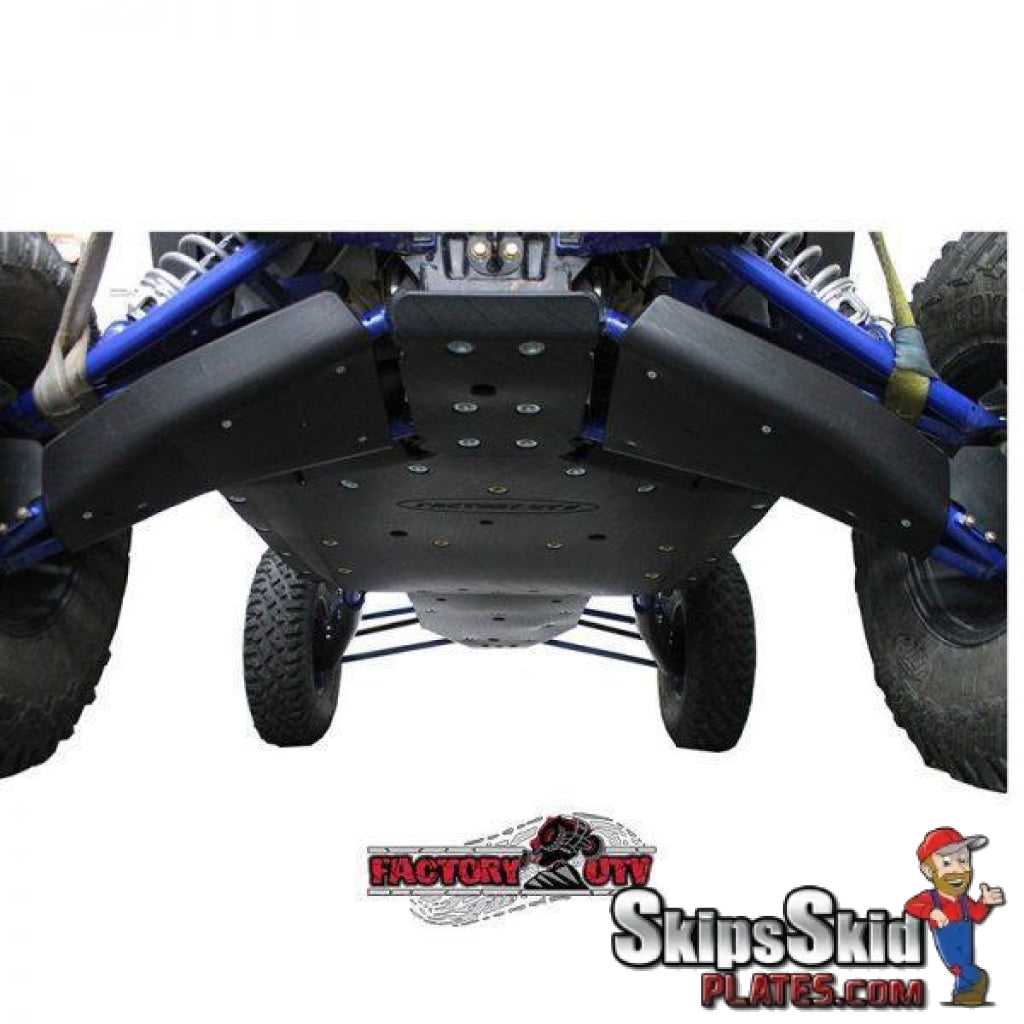 Factory UTV Polaris RZR XP Turbo-S Ultimate Three Eighths UHMW Kit UTV Skid Plates