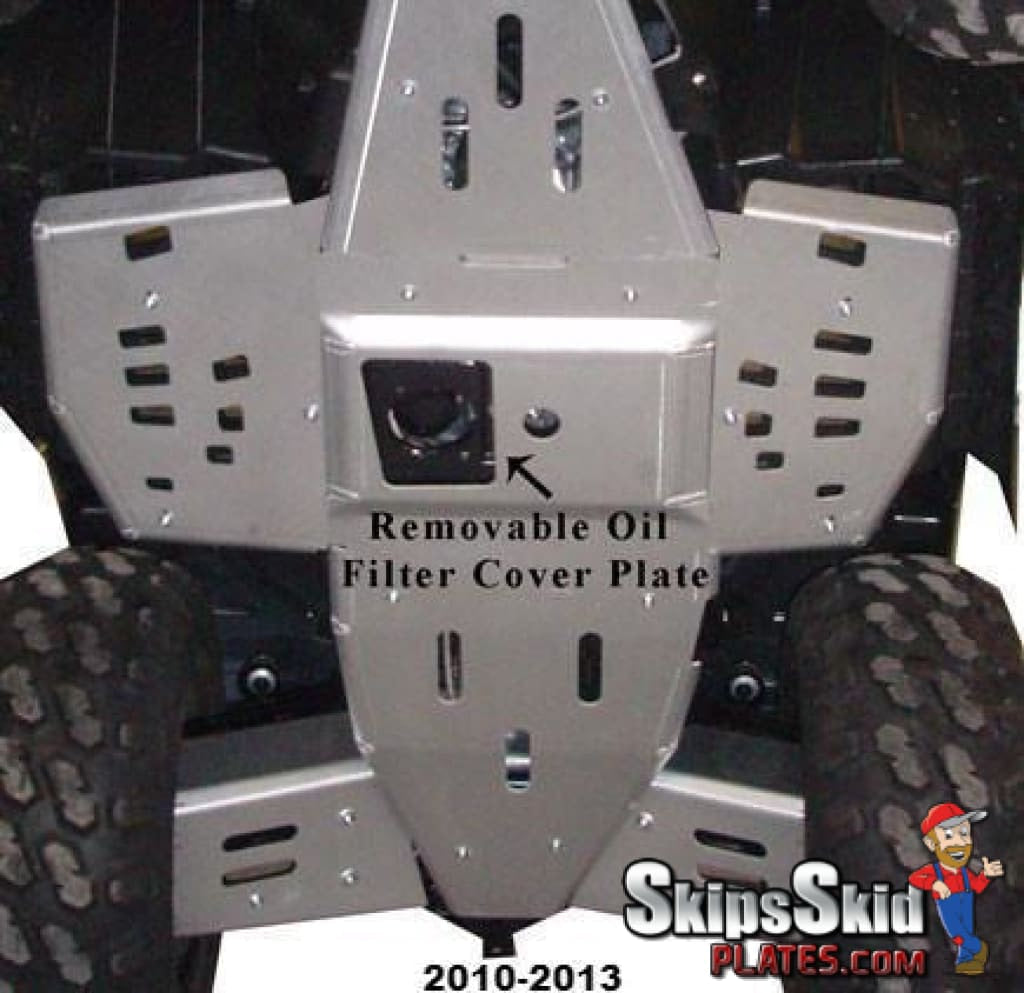 Polaris Sportsman 550 Touring Ricochet 2-Piece Full Frame Aluminum Skid Plate Set ATV Skid Plates