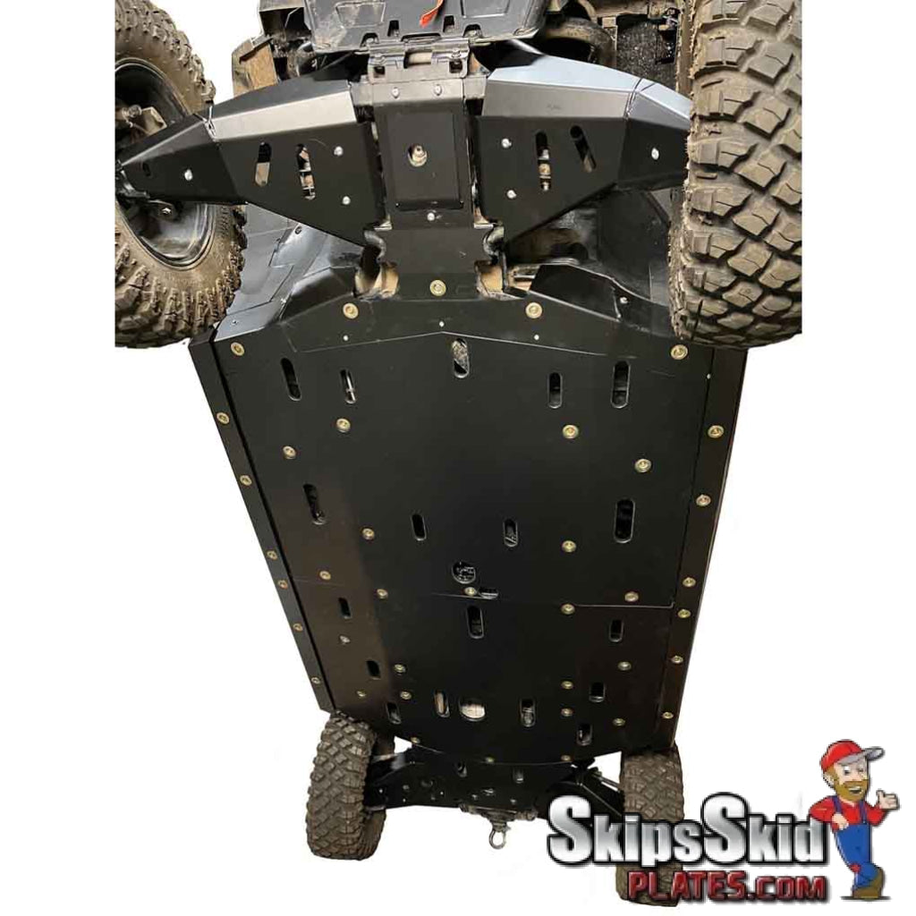 Polaris Xpedition 4 Ricochet 14-Piece Aluminum or 1/2’’ UHMW Complete Skid Plate Set