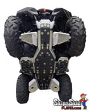 Yamaha Grizzly 550 Ricochet 10-Piece Complete Aluminum Skid Plate Set with 1/4 UHMW Overlay ATV Skid Plates