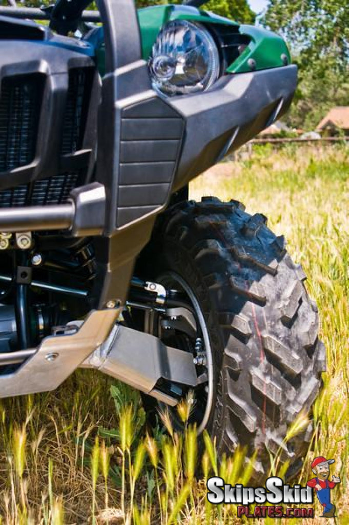 Yamaha Grizzly 550 Ricochet 10-Piece Complete Aluminum Skid Plate Set with 1/4 UHMW Overlay ATV Skid Plates