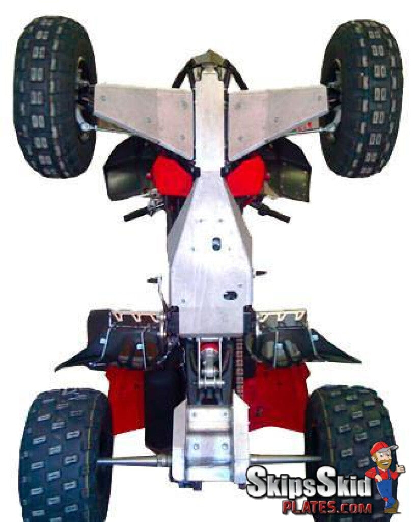 Yamaha YFZ450R (aluminium Frame) Ricochet 4-Piece Complete Ricochet Aluminum Skid Plate Set ATV Skid Plates