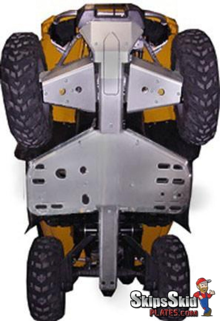 2006-2012 Can-Am Outlander 500 Ricochet 5-Piece Complete Aluminum Skid Plate Set ATV Skid Plates