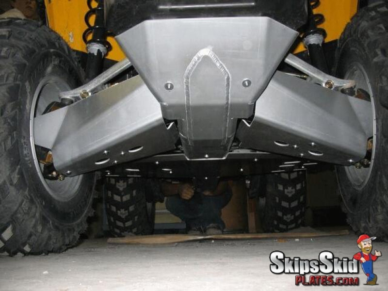 2006-2012 Can-Am Outlander 650 Ricochet 3-Piece Full Frame Aluminum Skid Plate Set ATV Skid Plates