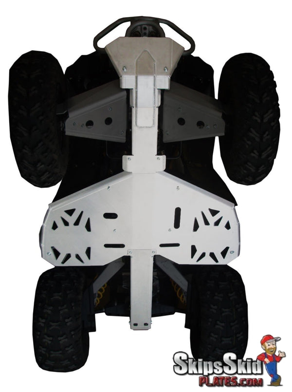 2007-2011 Can-Am Renegade 800 Ricochet 3-Piece Full Frame & Floorboard Aluminum Skid Plate Set  ATV Skid Plates