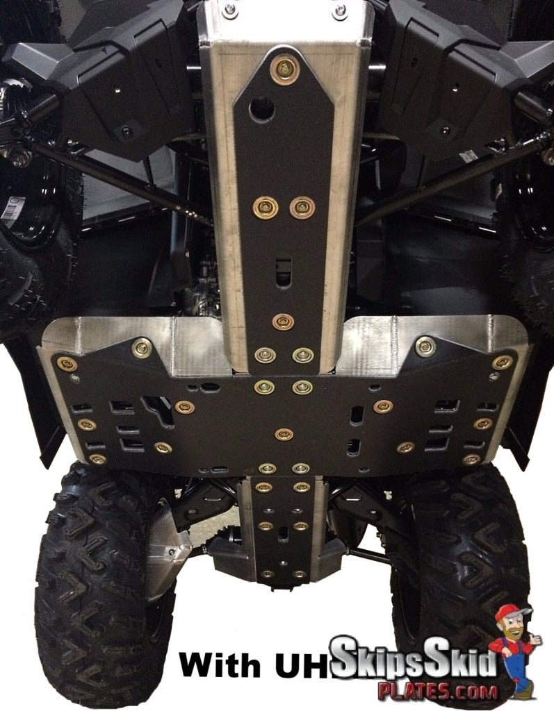 2012-2015 Can-Am Outlander 800 Ricochet 4-Piece Full Frame Skid Plate Set ATV Skid Plates
