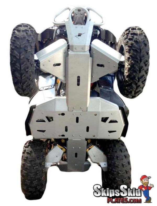 2012-2018 Can-Am Renegade 650 Ricochet 8-Piece Complete Aluminum Skid Plate Set ATV Skid Plates