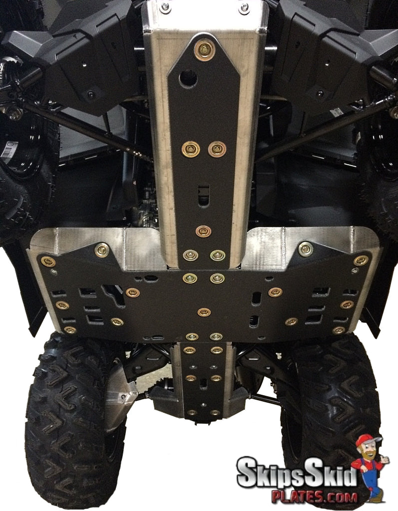 2013-2016 Can-Am Outlander 500 Ricochet 8-Piece Complete Aluminum Skid Plate Set ATV Skid Plates