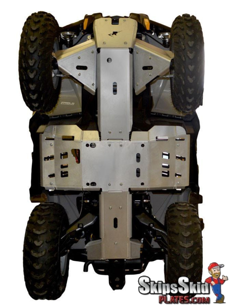 2015-2016 Can-Am Outlander-L 450/DPS Ricochet 6-Piece Complete Aluminum Skid Plate Set ATV Skid Plates