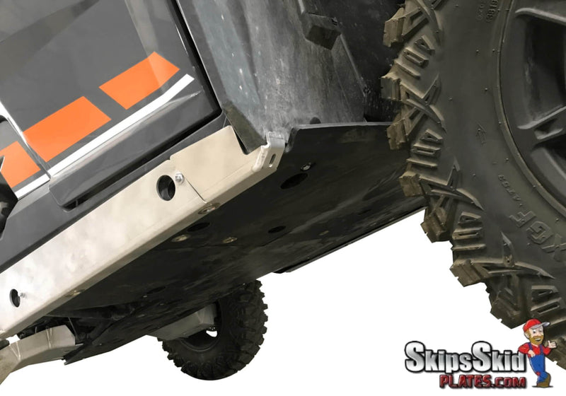 Polaris General XP 1000 2-Piece Aluminum Rock Slider Skid Plates UTV Skid Plates
