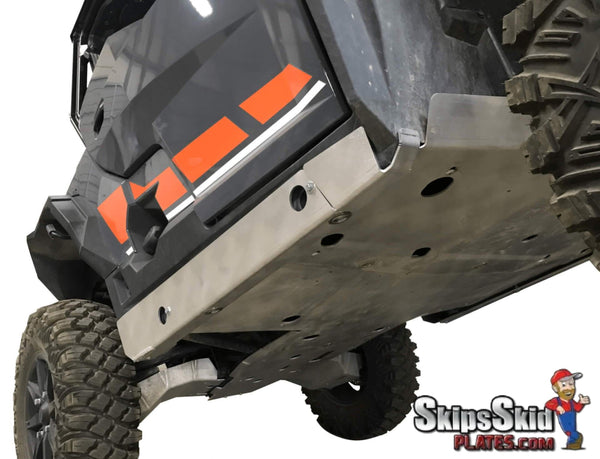 Polaris General XP 1000 2-Piece Aluminum Rock Slider Skid Plates UTV Skid Plates