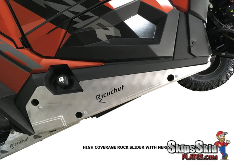 2022 Polaris RZR XP 1000 High Lifter Ricochet 10-Piece Complete Aluminum or UHMW Skid Plate Set