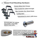 2022 Polaris RZR XP 1000 Highlifter Ricochet 4-Piece Full Frame Skid Plate Set UTV Skid Plates