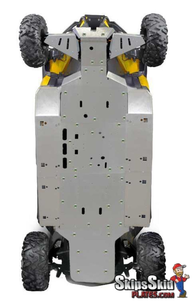 Can-Am Commander MAX Ricochet 11-Piece Complete Aluminum Skid Plate Set UTV Skid Plates