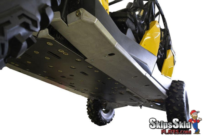 Can-Am Maverick MAX DPS Ricochet 12-Piece Complete Aluminum or with UHMW Layer UTV Skid Plates