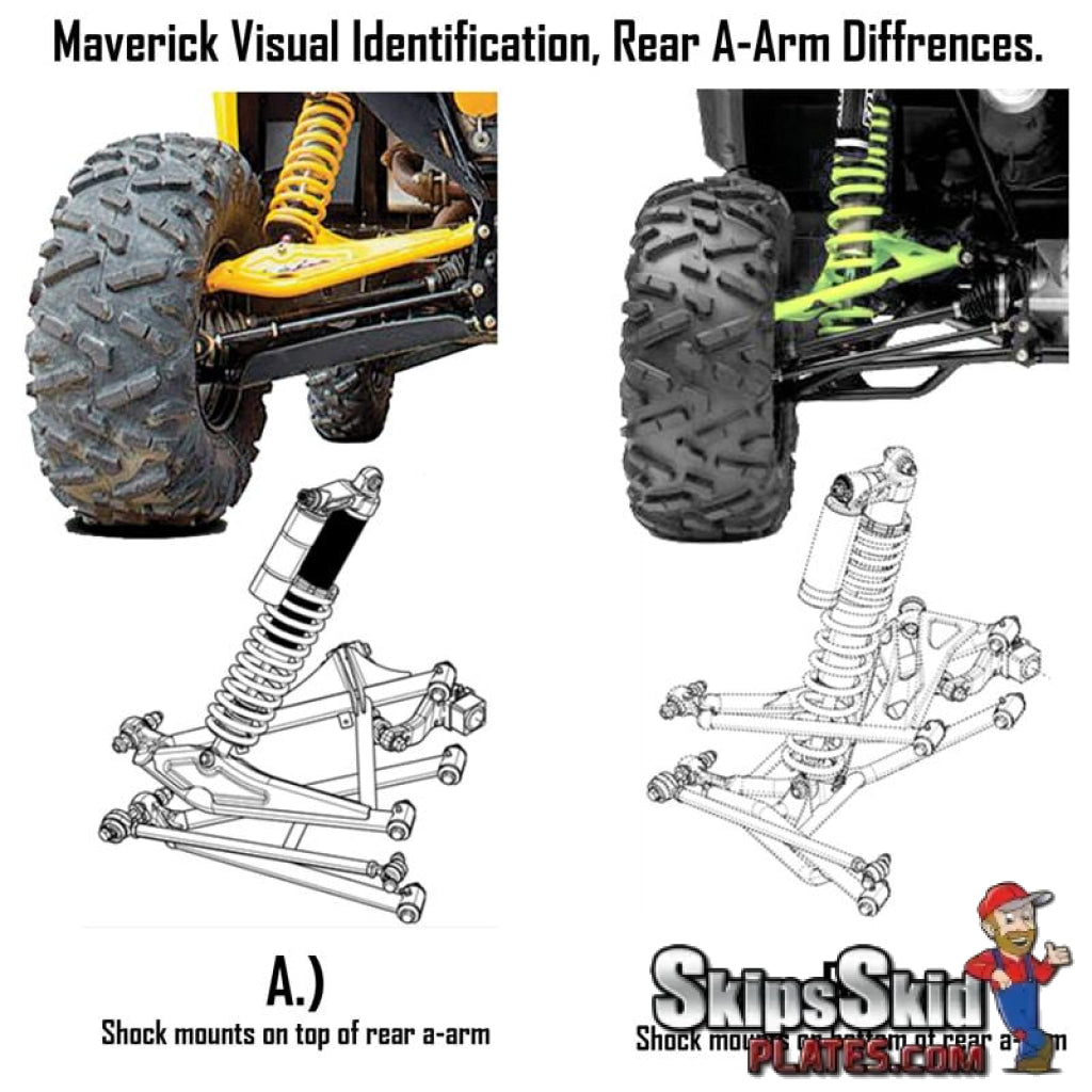 Can-Am Maverick Ultimate 1/2 UHMW Kit UTV Skid Plates